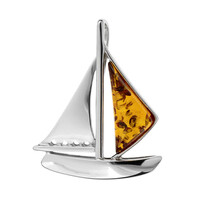 Baltic Amber Silver Pendant