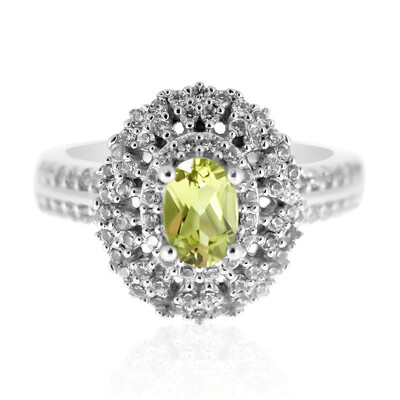 Mali Garnet Silver Ring
