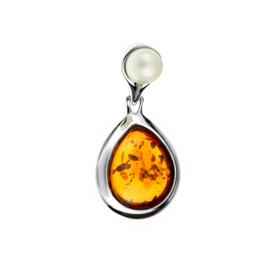 Baltic Amber Silver Pendant (dagen)