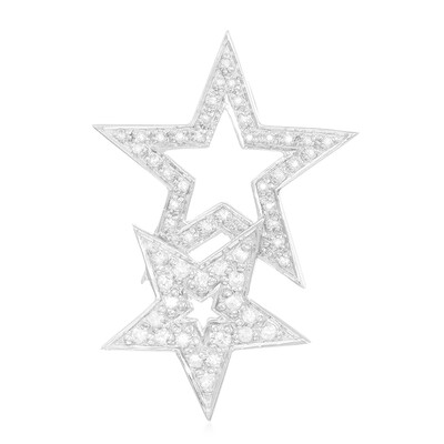 White Sapphire Silver Pendant