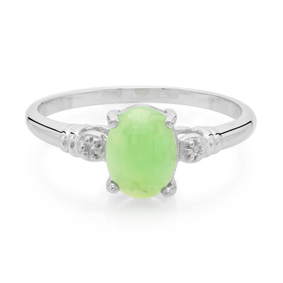 Imperial Chrysoprase Silver Ring