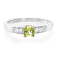 Fancy Tourmaline Silver Ring