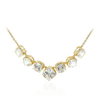 White Topaz Silver Necklace