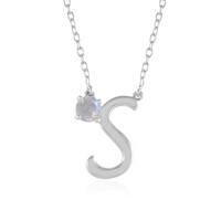 Rainbow Moonstone Silver Necklace