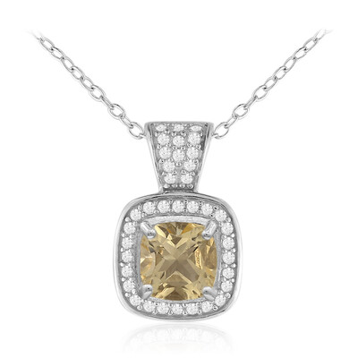 Citrine Silver Necklace