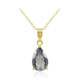 Green Mystic Quartz Silver Necklace