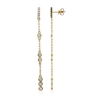 14K I1 (H) Diamond Gold Earrings (CIRARI)