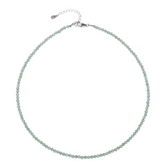 Green apatite Silver Necklace