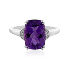 Moroccan Amethyst Silver Ring