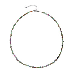 Ruby Fuchsite Silver Necklace