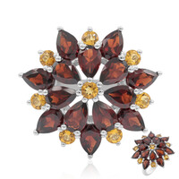 Mozambique Garnet Silver Ring