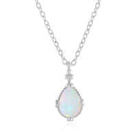 Welo Opal Silver Necklace