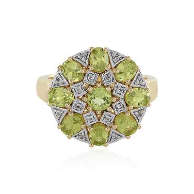 Peridot Silver Ring