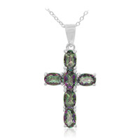Mystic Quartz Silver Necklace