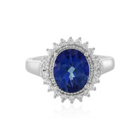 Royal Blue Topaz Silver Ring