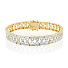 I3 (I) Diamond Silver Bracelet