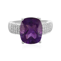 Siberian Amethyst Silver Ring
