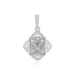 I2 (I) Diamond Silver Pendant