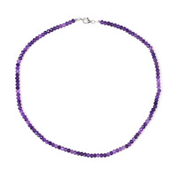 Amethyst Silver Necklace