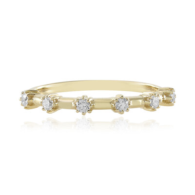 9K IF (G) Diamond Gold Ring (de Melo)