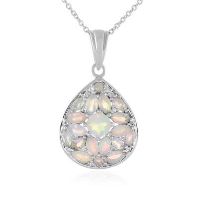 Welo Opal Silver Necklace