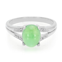 Imperial Chrysoprase Silver Ring