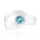 Blue Apatite Silver Ring (Pallanova)