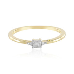 9K SI1 (H) Diamond Gold Ring