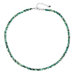 Chrysokolla Silver Necklace