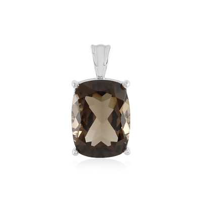 Smoky Quartz Silver Pendant