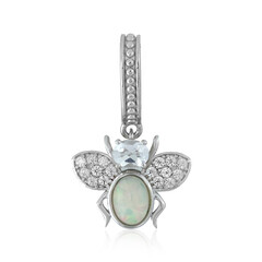 Welo Opal Silver Pendant (Dallas Prince Designs)