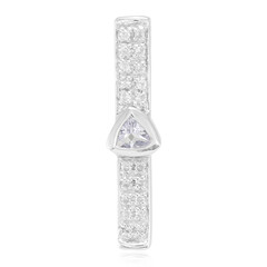 Unheated Tanzanite Silver Pendant