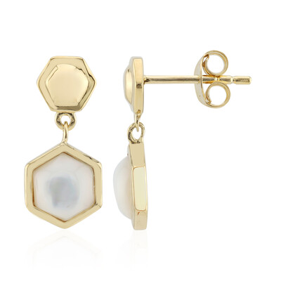 Mother of Pearl Silver Earrings