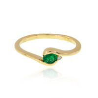 9K Colombian Emerald Gold Ring