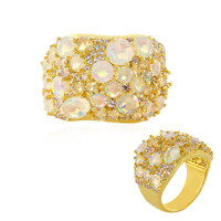 Welo Opal Silver Ring