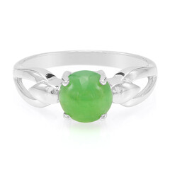 Imperial Chrysoprase Silver Ring