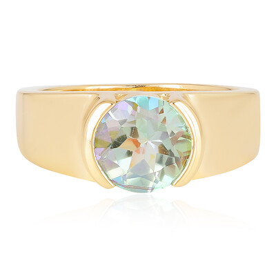 Mountain Lake Quartz Silver Ring
