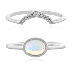 Welo Opal Silver Ring