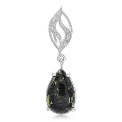 Apache Gold Stones Silver Pendant