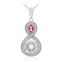 White Topaz Silver Necklace