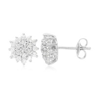 Zircon Silver Earrings