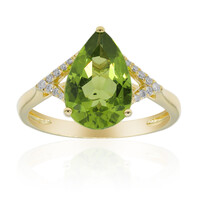 14K Dashihe Peridot Gold Ring (CIRARI)