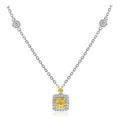 14K SI2 Yellow Diamond Gold Necklace (CIRARI)