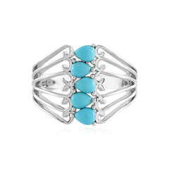Sleeping Beauty Turquoise Silver Ring