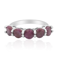 Ruby Silver Ring