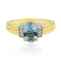 9K Medina Aquamarine Gold Ring