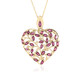 Rhodolite Silver Necklace