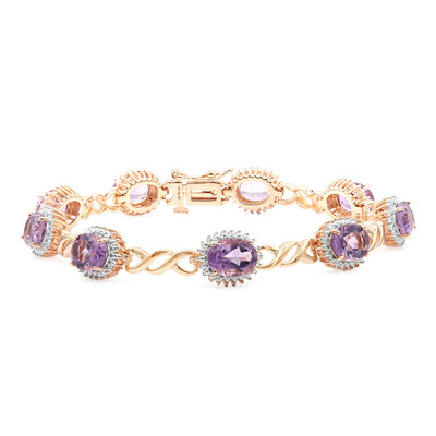 Amethyst Silver Bracelet