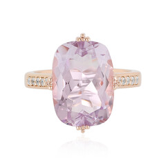 Rose de France Amethyst Silver Ring