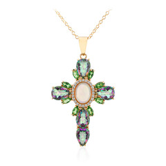 Welo Opal Silver Necklace